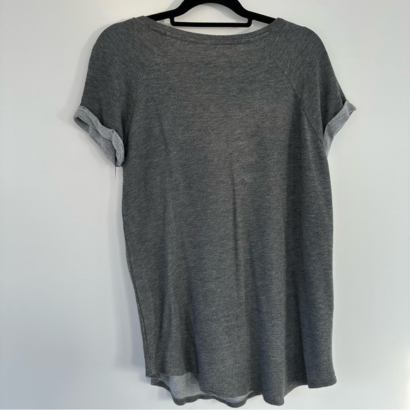 Tresics Gray Tunic Side Pocket Tee Size Small - Picture 2 of 4